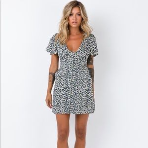 The Same Same Mini Dress Navy Princess Polly